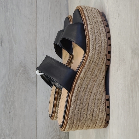 NEW Sam Edelman Womens Luca Platform Espadrille Slide Sandals shoes sz 9M - Picture 3 of 13